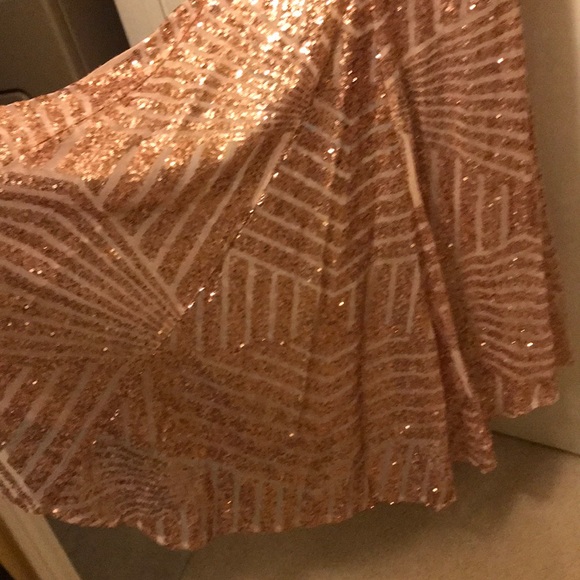 Brand new rose gold sequin dress - Picture 3 of 6
